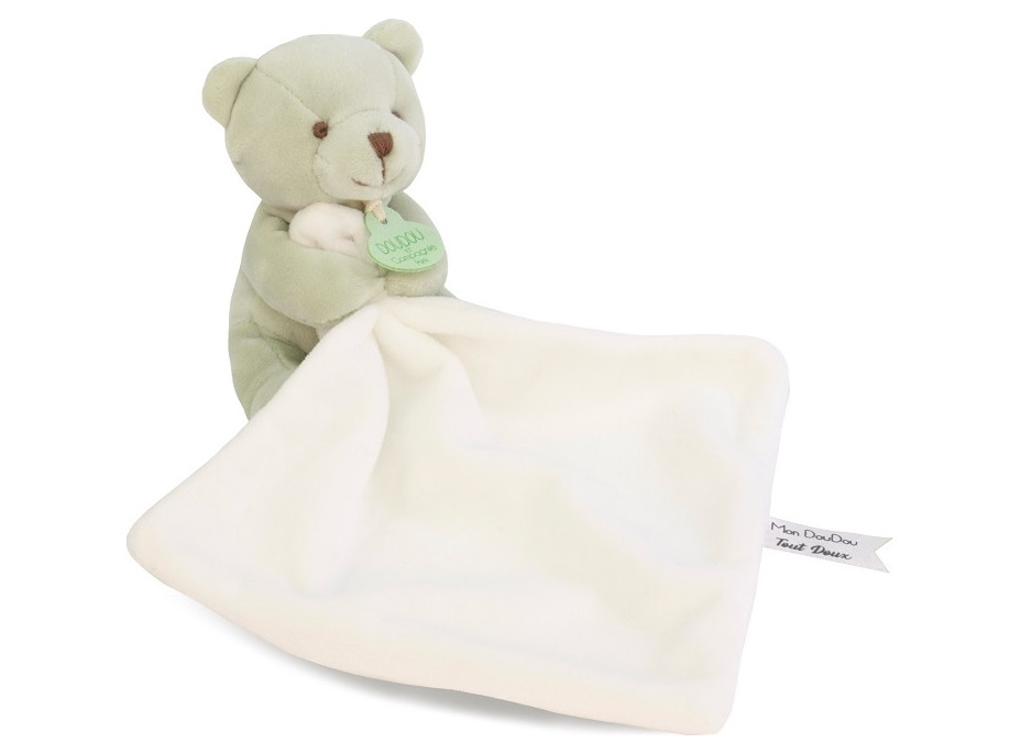 Doudou Môj malý medvedík 10 cm svetlo zelený