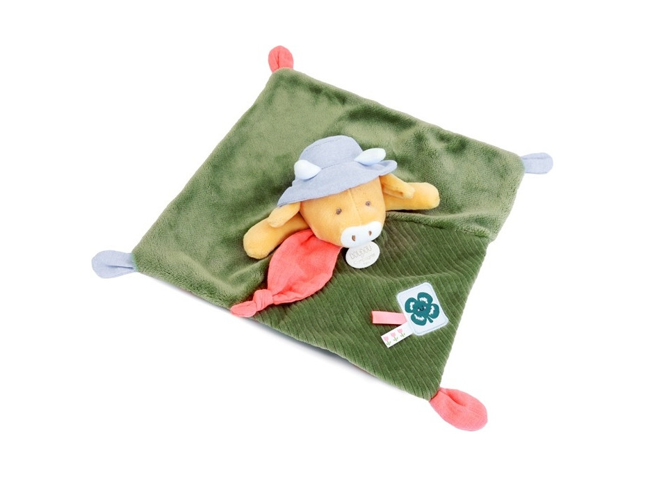 Doudou Darčeková sada Plyšový muchláčik kravička Aneth 27 cm
