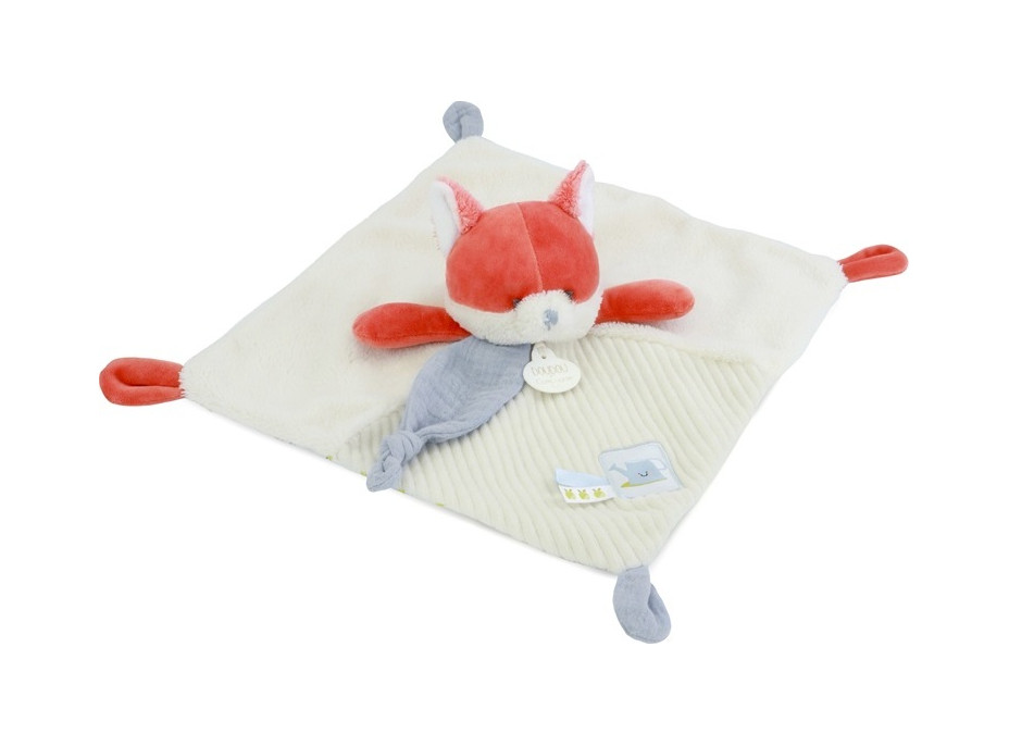 Doudou Darčeková sada Plyšový muchláčik líška Romarin 27 cm