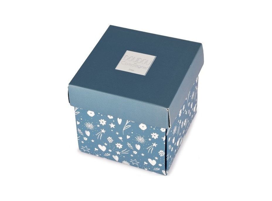 Doudou Môj malý medvedík 10 cm modrý