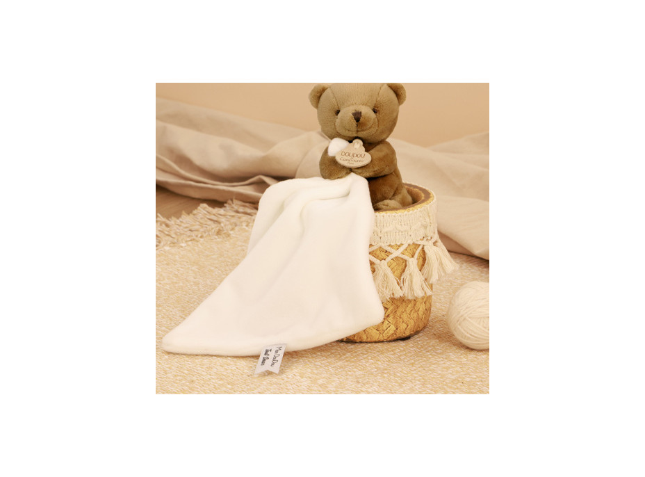 Doudou Môj malý medvedík 10 cm hnedý