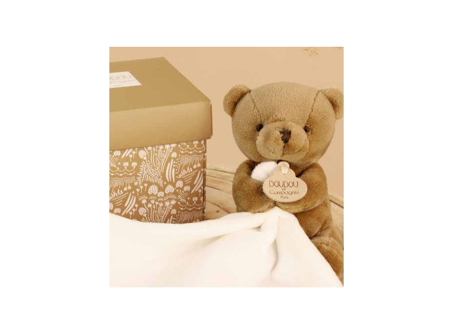 Doudou Môj malý medvedík 10 cm hnedý
