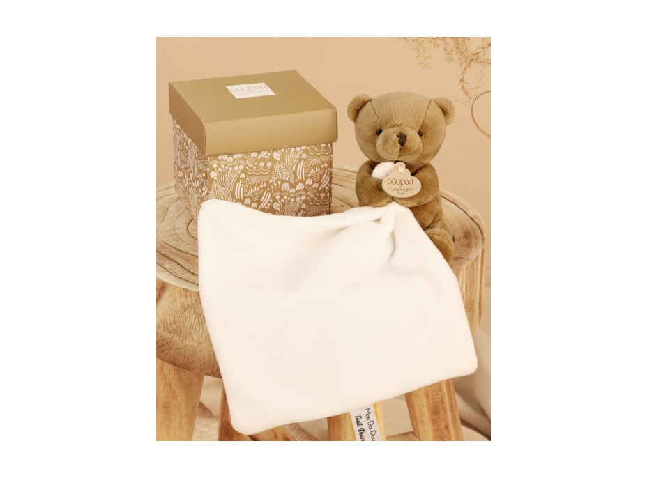 Doudou Môj malý medvedík 10 cm hnedý