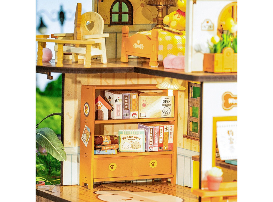 RoboTime Miniatúra domčeka Domček pre šteniatka