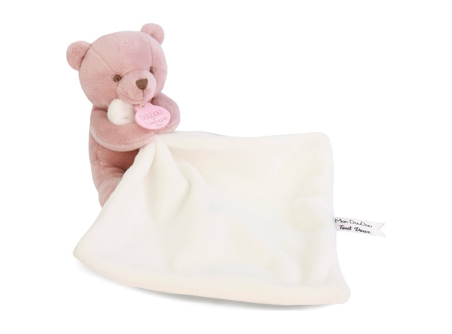 Doudou Môj malý medvedík 10 cm ružový