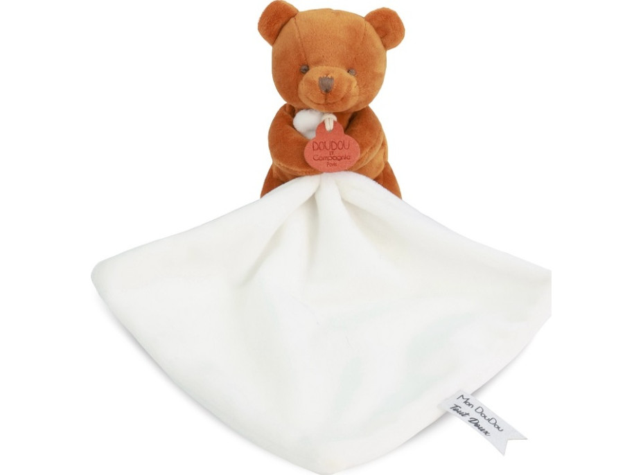 Doudou Môj malý medvedík 10 cm oranžový