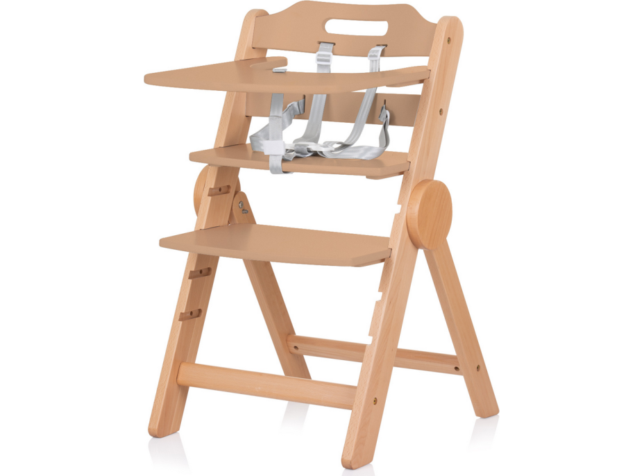 CHIPOLINO Drevená jedálenská stolička Cacao 2v1 Wood