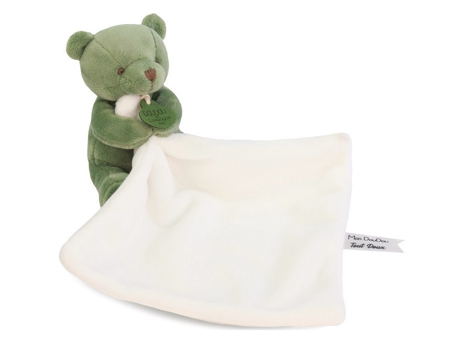 Doudou Môj malý medvedík 10 cm zelený