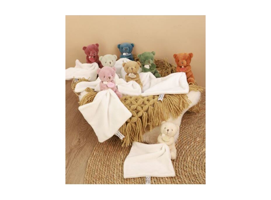 Doudou Môj malý medvedík 10 cm zelený