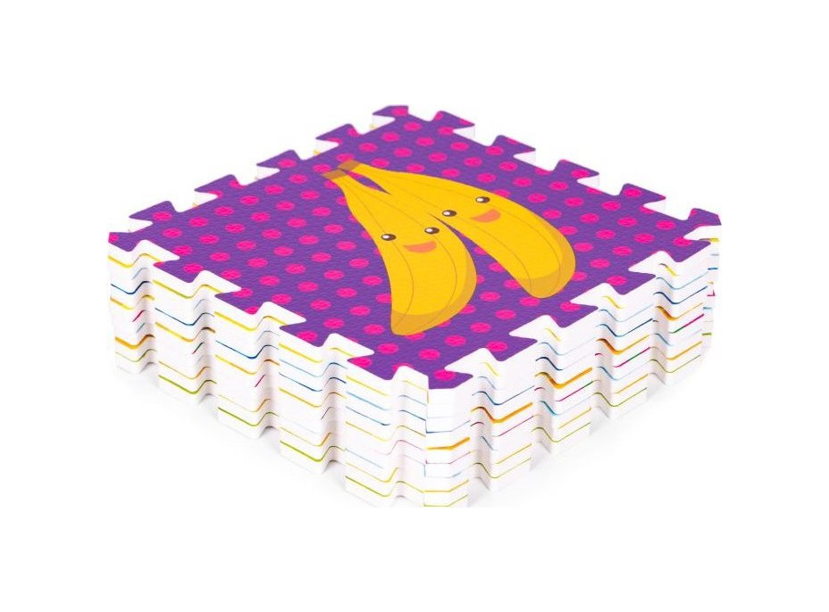 ECOTOYS Penové puzzle Ovocie (28x28)