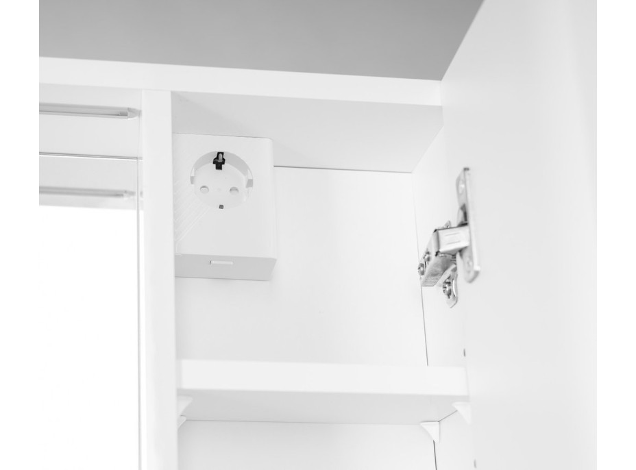 Aqualine ZOJA/KERAMIA FRESH STRIP galerka s LED osvetlením, 70x60x14cm, biela 45025S