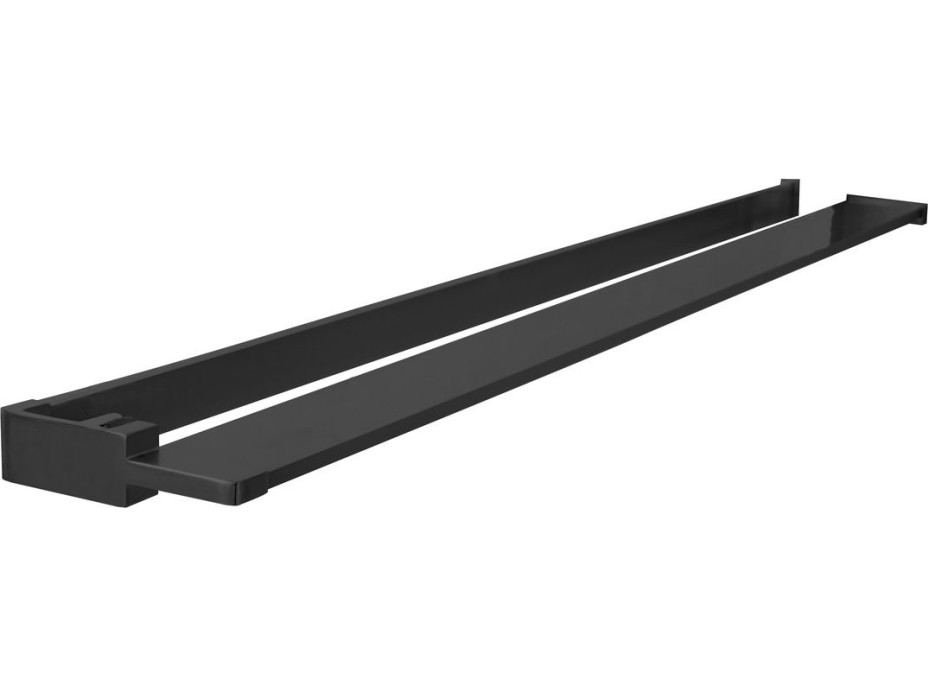 Sapho Polica na walk-in zástenu, 142cm, čierna mat EG1425