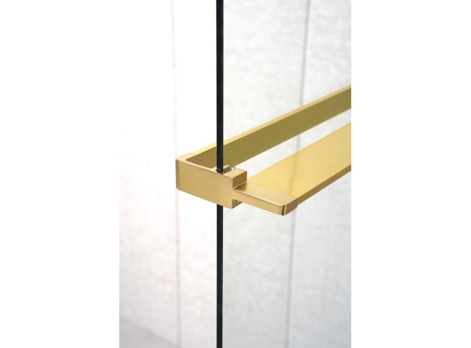 Sapho Polica na walk-in zástenu, 142cm, zlato mat EG1446