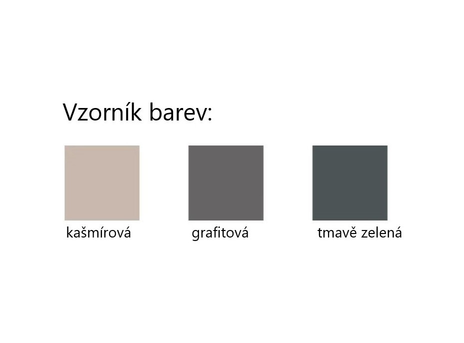 Predsieňová stena so zrkadlom SPOT - tmavo zelená