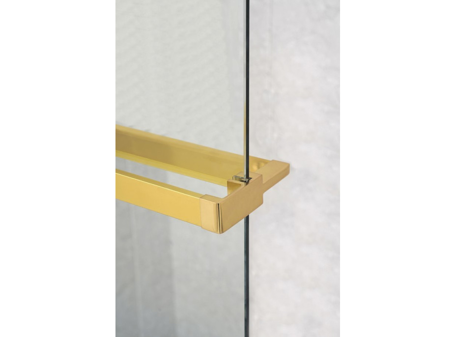 Sapho Polica na walk-in zástenu, 142cm, zlato mat EG1446