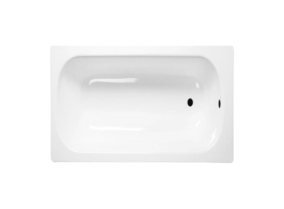SMAVIT Smaltovaná vaňa 105x70cm, biela V105X70P