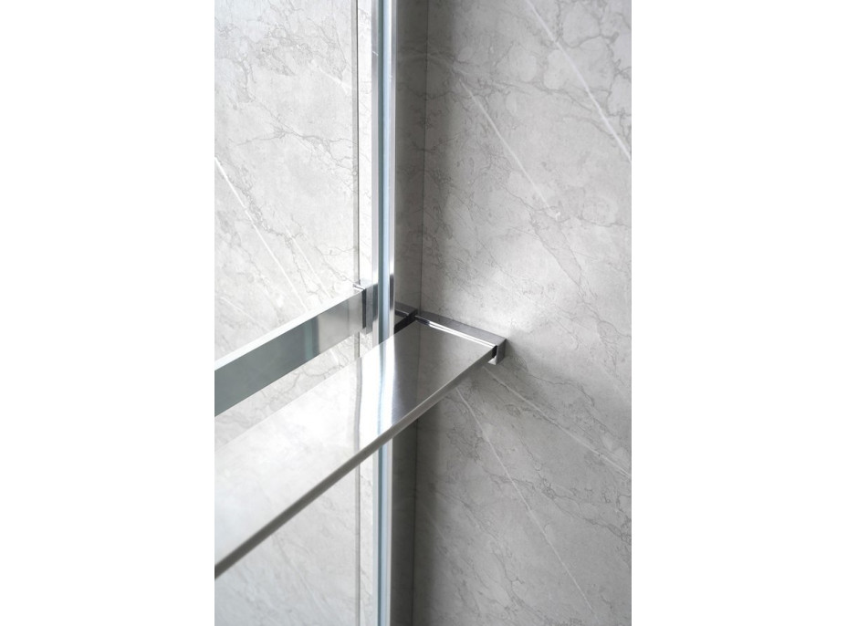 Sapho Polica na walk-in zástenu, 142cm, chróm EG1410