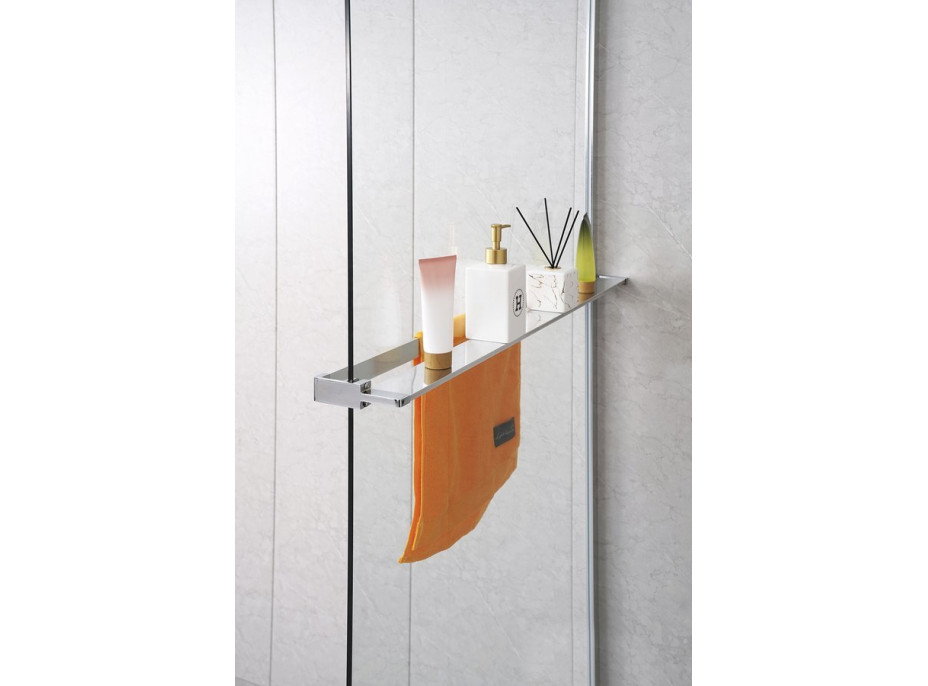 Sapho Polica na walk-in zástenu, 142cm, chróm EG1410