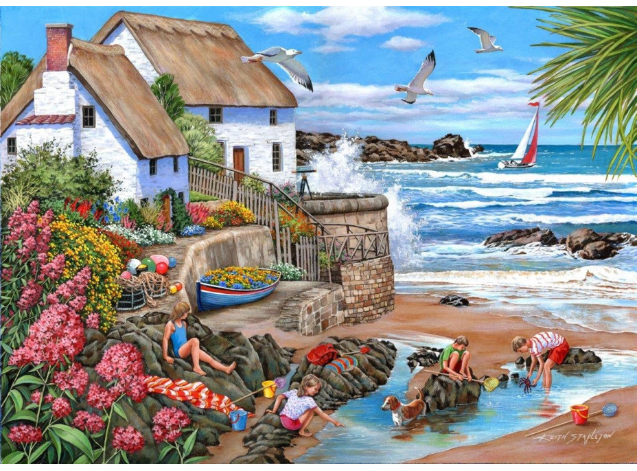 HOP Puzzle Chata na pobreží 1000 dielikov