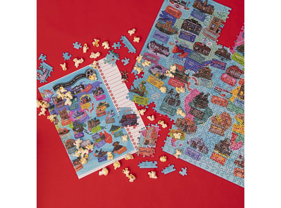 PROFESOR PUZZLE Puzzle Filmové miesta 1000 dielikov