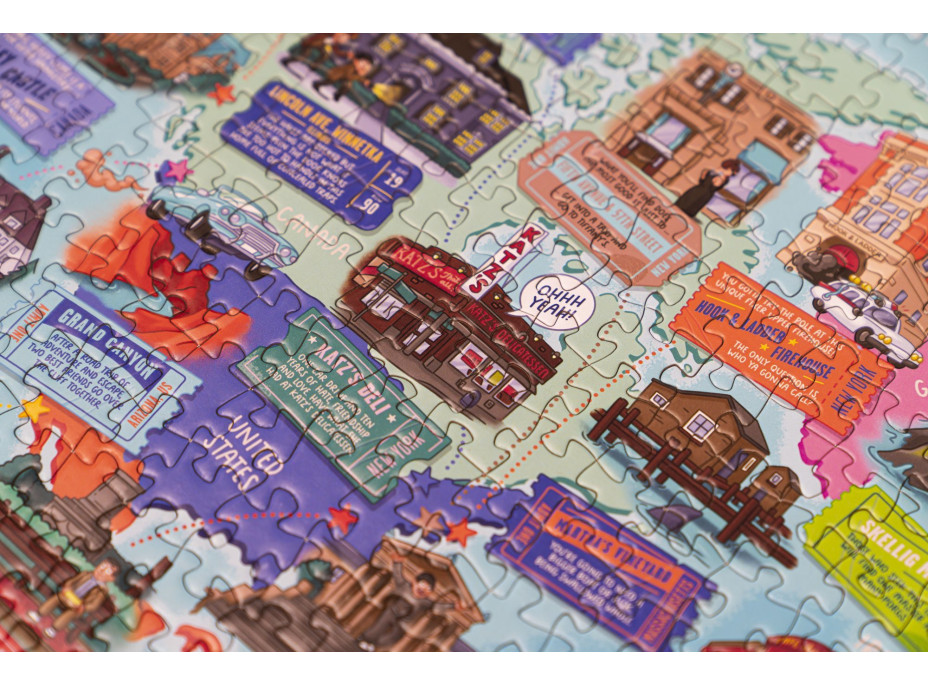 PROFESOR PUZZLE Puzzle Filmové miesta 1000 dielikov