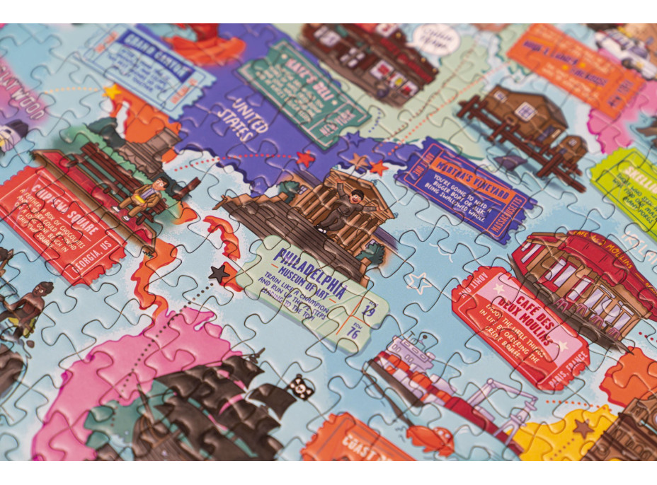 PROFESOR PUZZLE Puzzle Filmové miesta 1000 dielikov