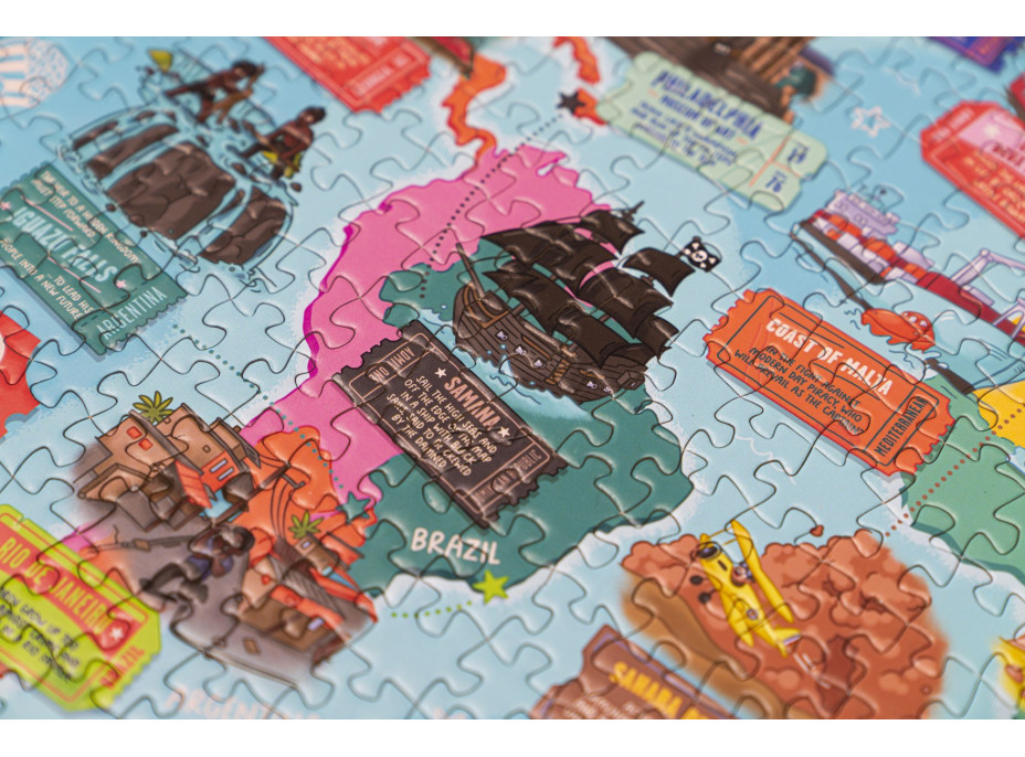 PROFESOR PUZZLE Puzzle Filmové miesta 1000 dielikov