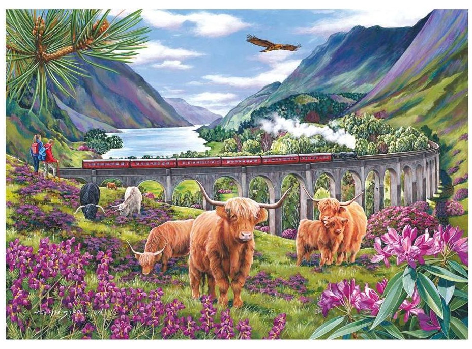 HOP Puzzle Glenfinnanskej dámy 1000 dielikov