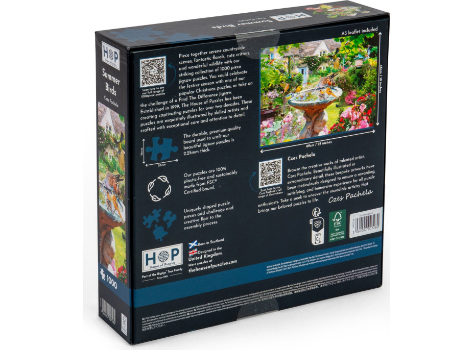 HOP Puzzle Letné vtáctvo 1000 dielikov