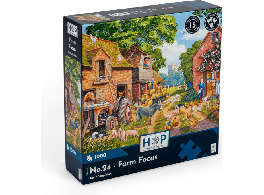 HOP Puzzle No.24: Zaostrené na farmu 1000 dielikov