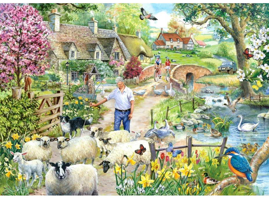 HOP Puzzle Pastierska ulička 1000 dielikov
