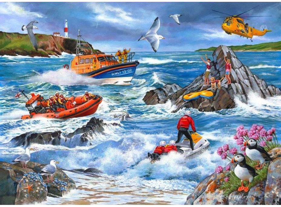 HOP Puzzle Proti prílivu 1000 dielikov
