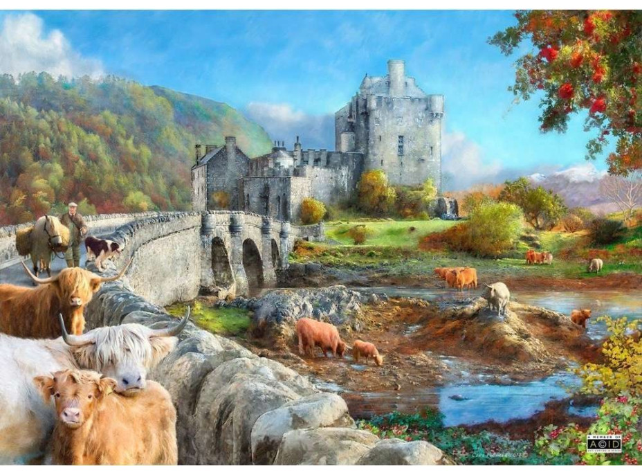 HOP Puzzle Ráno na Škótskej vysočine 1000 dielikov