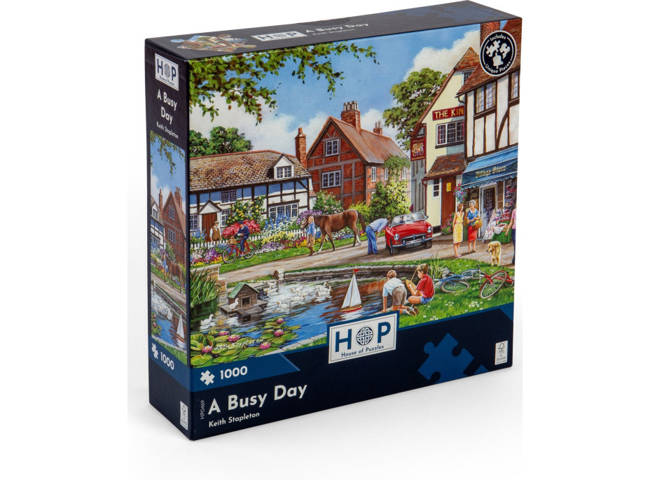 HOP Puzzle Rušný deň 1000 dielikov