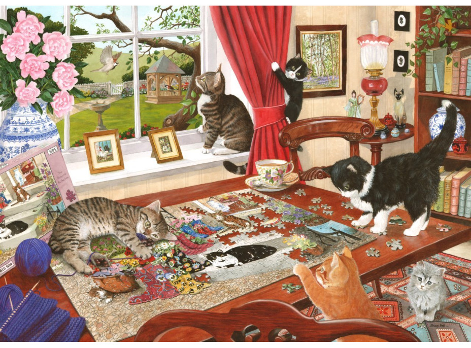 HOP Puzzle Skladajúce labky 1000 dielikov
