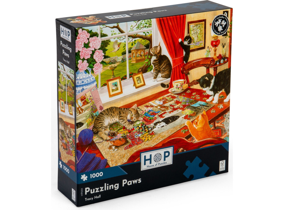 HOP Puzzle Skladajúce labky 1000 dielikov