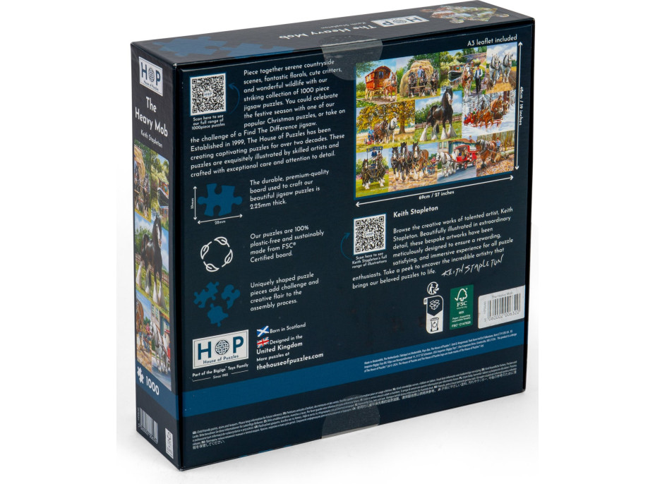 HOP Puzzle Ťahúň 1000 dielikov