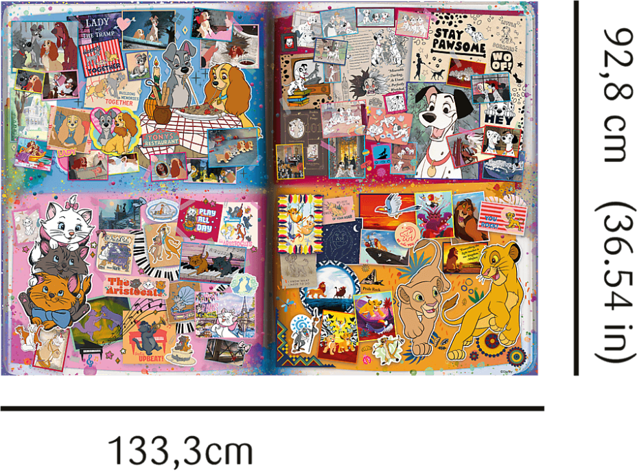 TREFL Puzzle UFT Veľká kniha Disney 6000 dielikov
