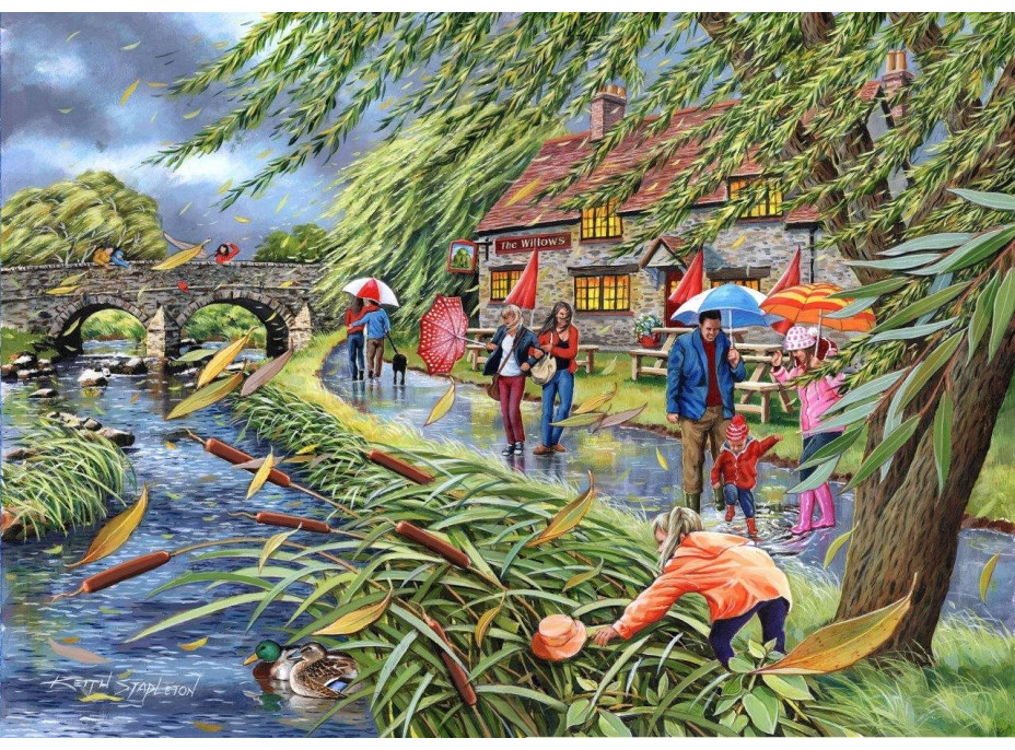 HOP Puzzle Vietor vo vŕbách 1000 dielikov