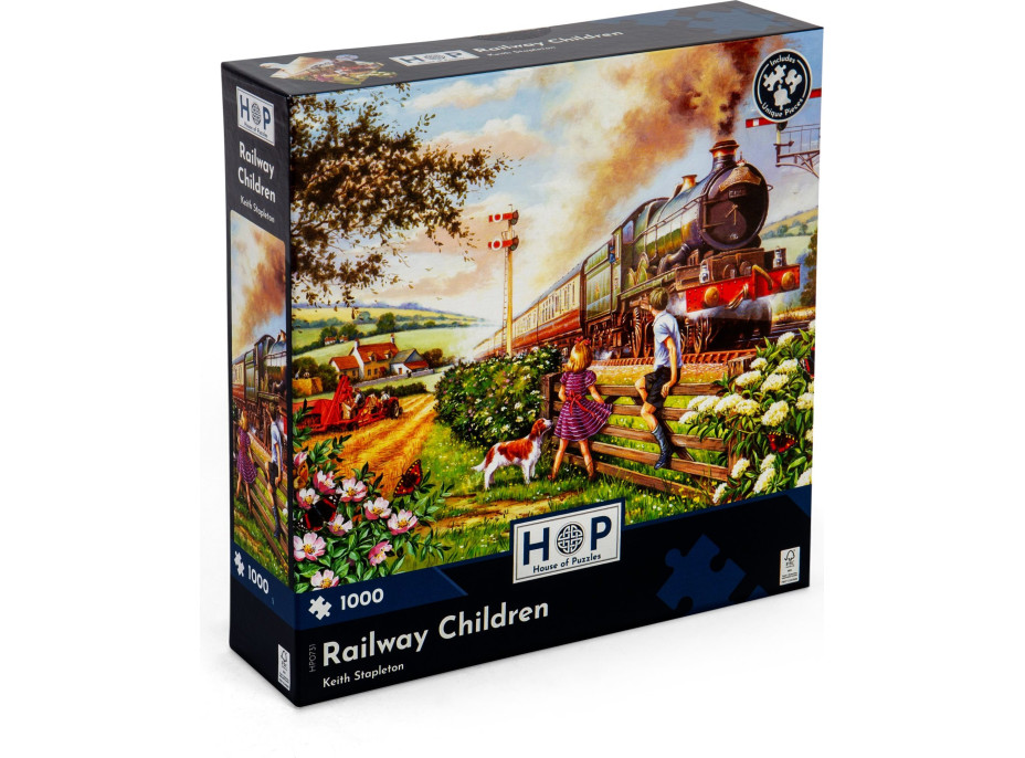 HOP Puzzle Železničné deti 1000 dielikov