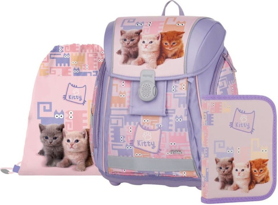 OXYBAG Školský set 3ks Premium Light Maznáčikovia