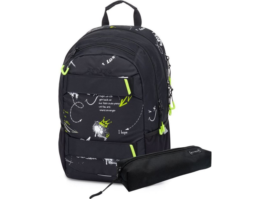 OXYBAG Študentský batoh + etue OXY Sport Graffiti