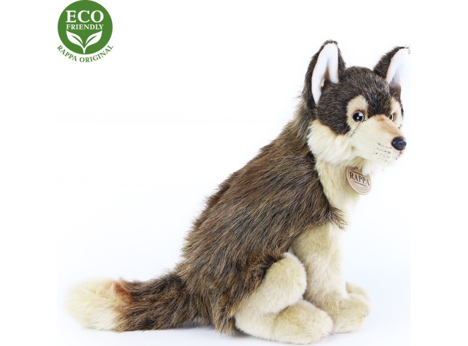 Rappa Plyšový vlk sediaci 28 cm ECO-FRIENDLY