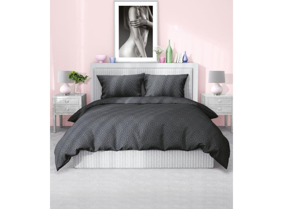 Posteľné obliečky z mikrovlákna SATEEN Ornaments - 220x200 cm + 2x 70x80 cm