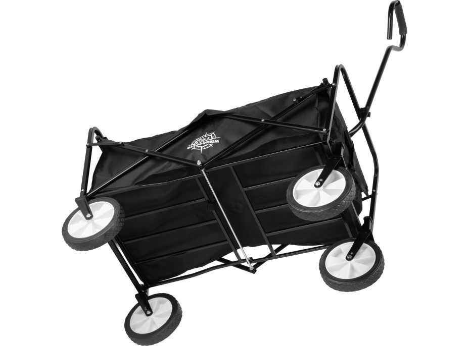 Skladací plážový prepravný vozík MAGNUM - čierny