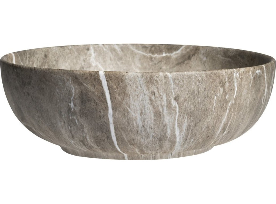 Sapho RONDANE keramické umývadlo na dosku Ø 41cm, breccia mramor AR435BM