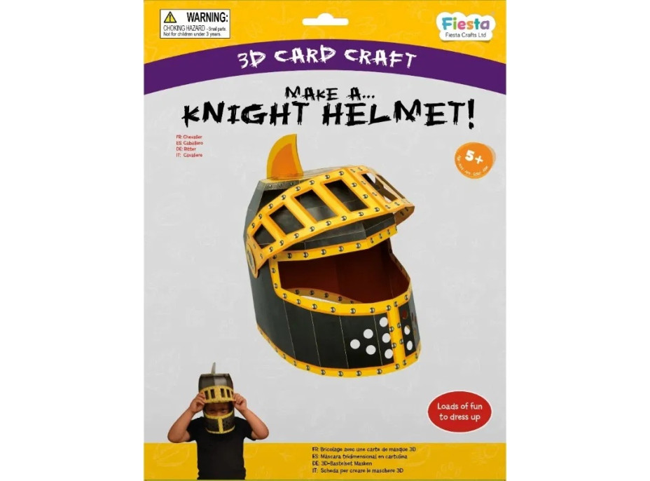 Fiesta Crafts Kreatívna sada 3D maska Prilba