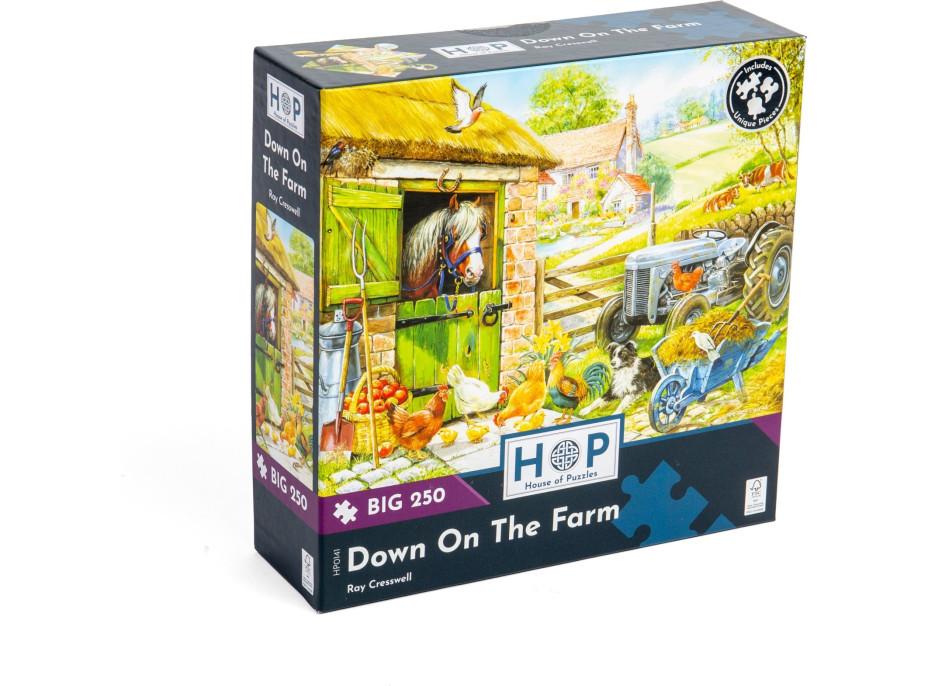 HOP Puzzle Na farme BIG 250 dielikov