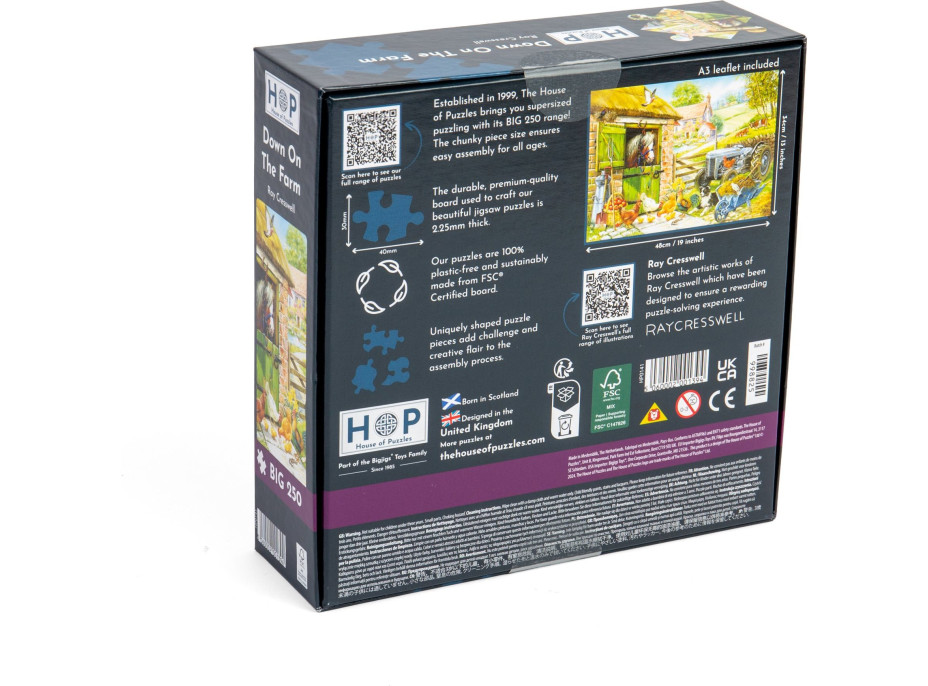 HOP Puzzle Na farme BIG 250 dielikov