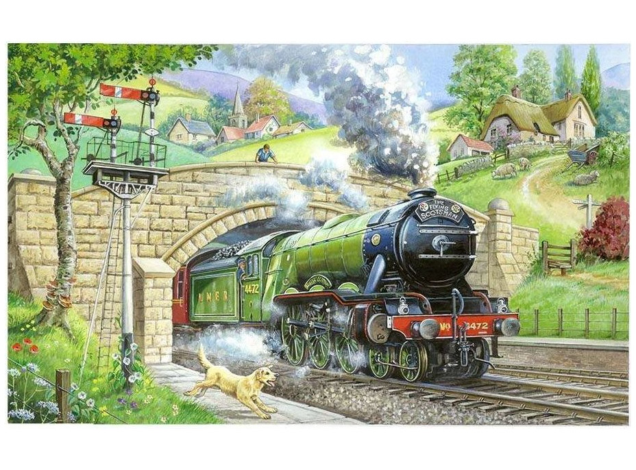 HOP Puzzle Pozorovanie vlakov BIG 250 dielikov